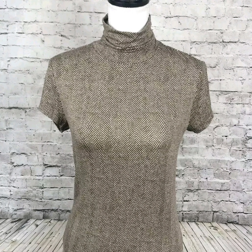 Ralph Lauren herringbone stretchy top xl